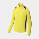 Ao Midlayer Full Zip Acid Yellow / Asphalt Grey