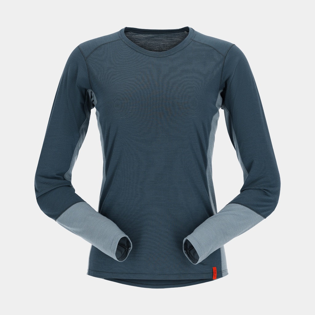 Syncrino Base Long Sleeves Tee Women Orion Blue