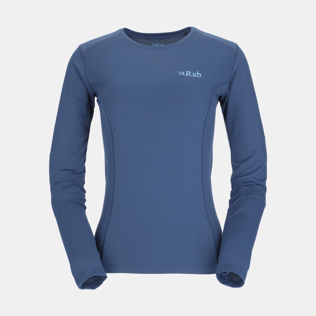 Force Long Sleeves Tee Women Nightfall Blue