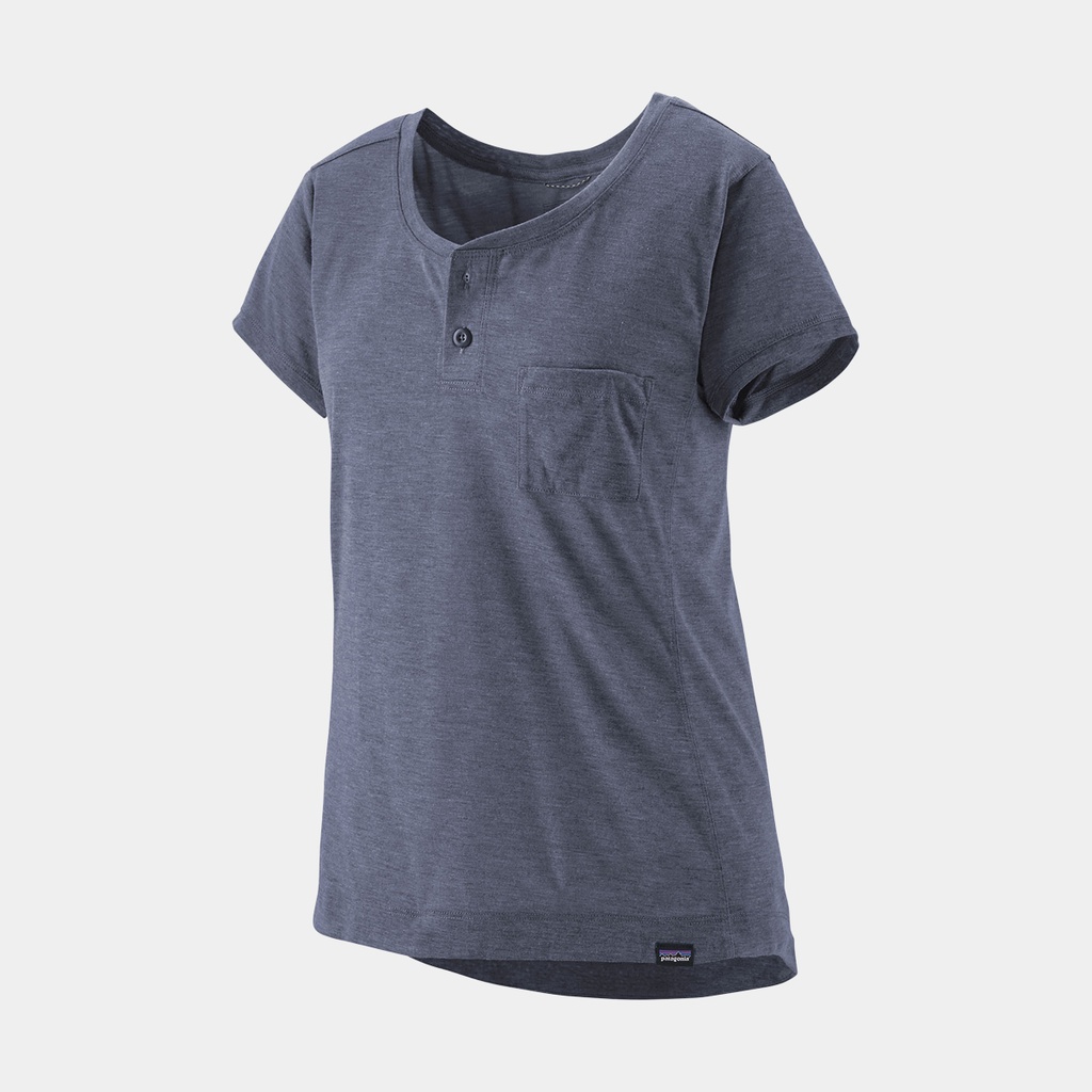 Cap Cool Trail Bike Henley Women Classic Navy