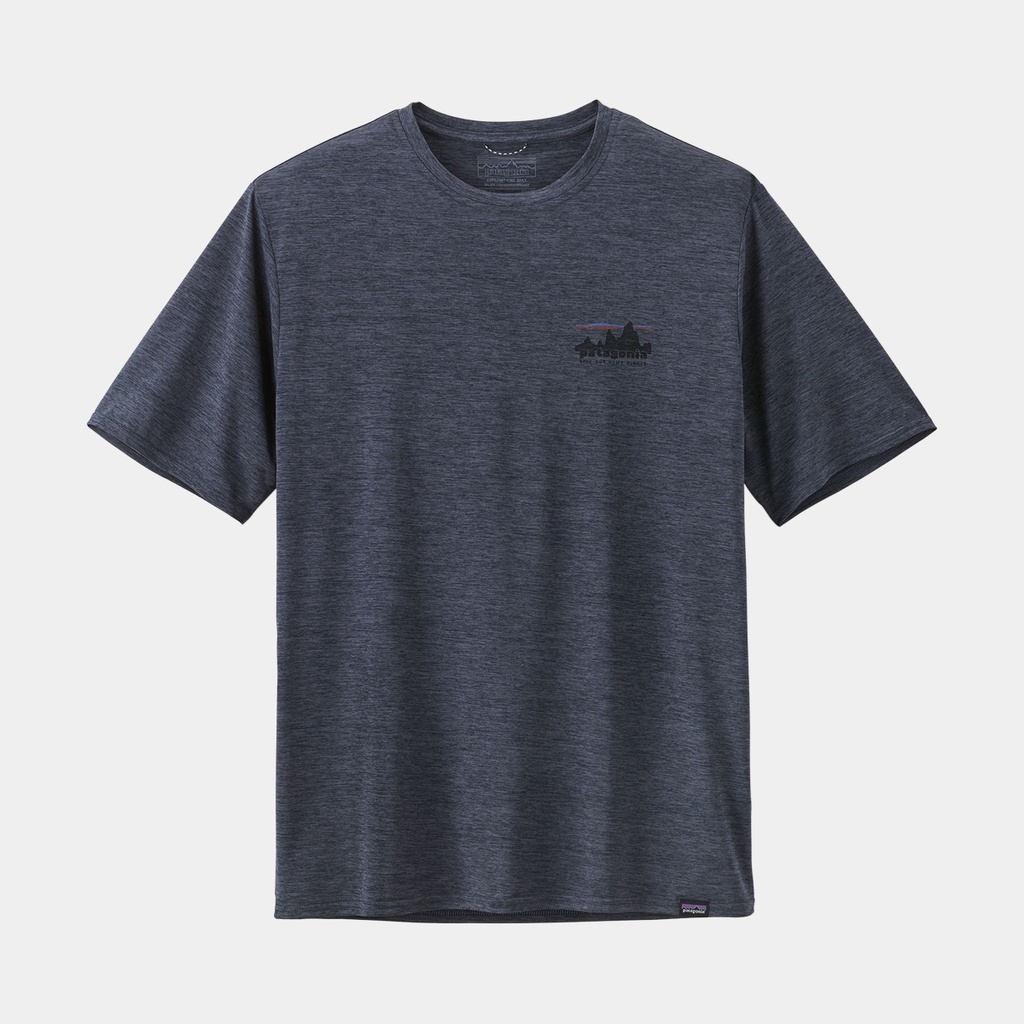 Capilene Cool Daily Graphic Shirt 73 Skyline: Smolder Blue X-Dye