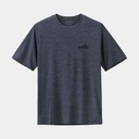 Capilene Cool Daily Graphic Shirt 73 Skyline: Smolder Blue X-Dye