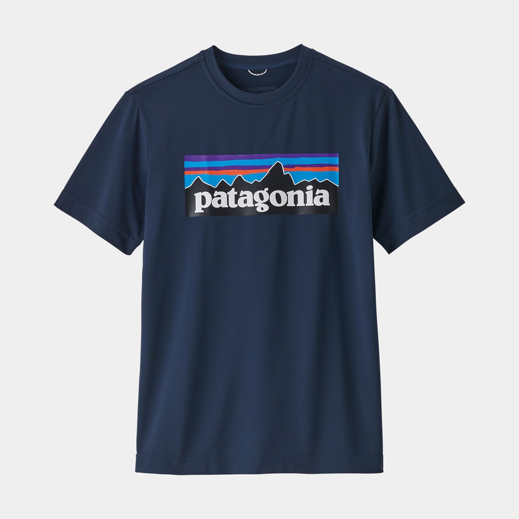 Capilene Cool Daily Shirt Kids P-6 Logo: New Navy