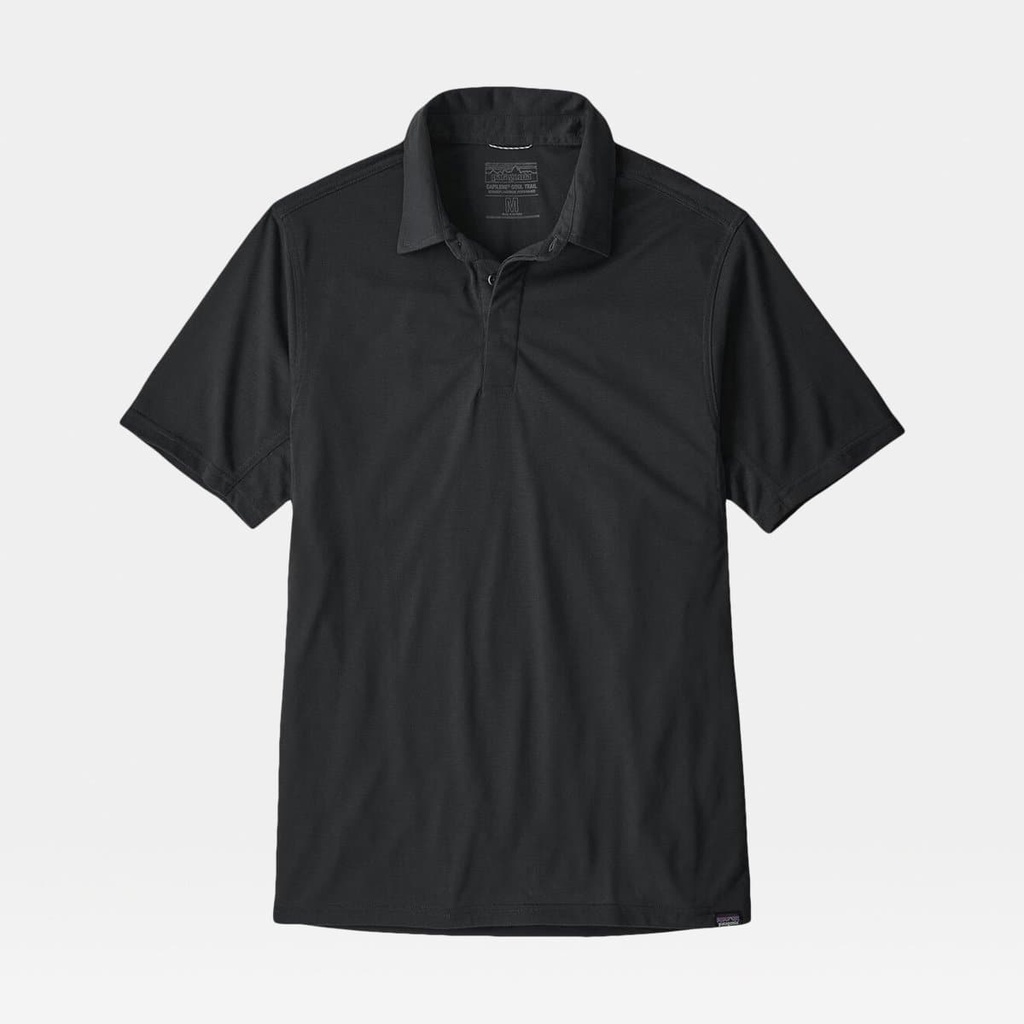 Capilene Cool Trail Polo Black