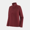 Capilene Midweight Zip Neck Women Sequoia Red