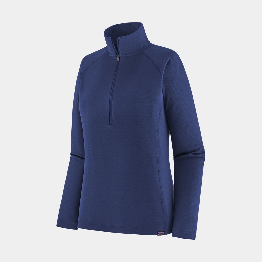 Capilene Midweight Zip Neck Women Sound Blue