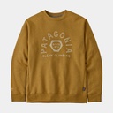 Clean Climb Hex Uprisal Crew Sweatshirt Cabin Gold