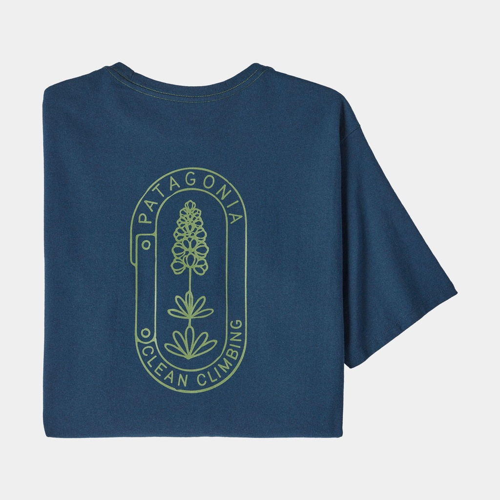 Clean Climb Trade Responsibili-Tee Clean Climb Bloom: Tidepool Blue
