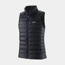 Down Sweater Vest Women Black