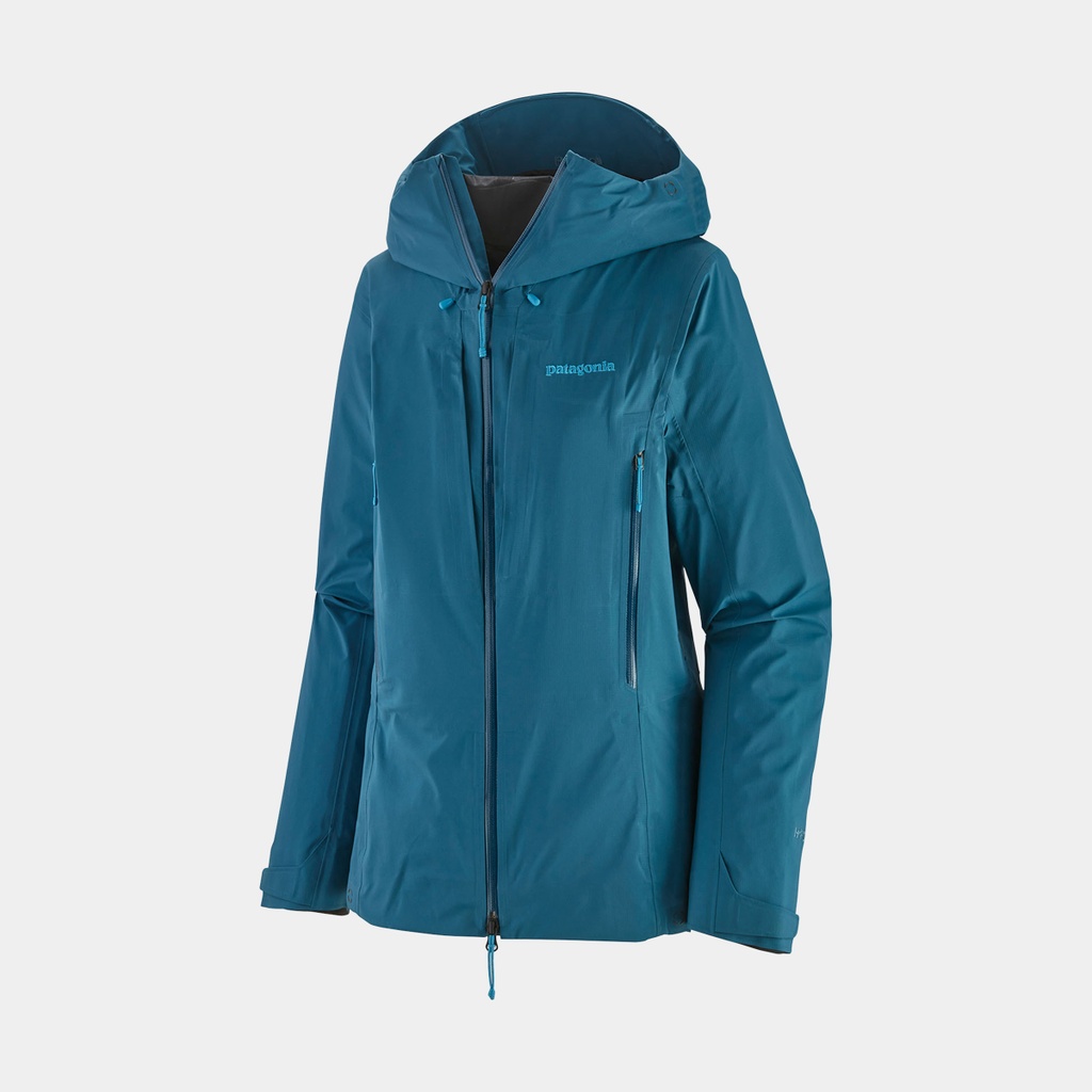 Dual Aspect Jacket Women Wavy Blue