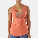 Fitz Roy Boulder Organic Tank Women Quartz Coral
