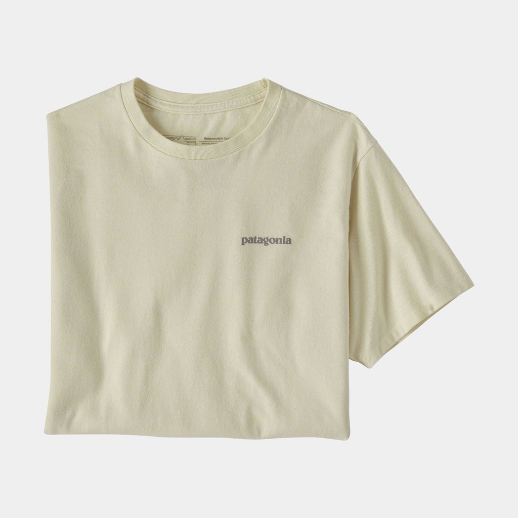 Fitz Roy Icon Responsibili-Tee Birch White