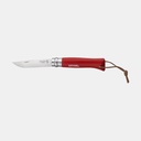 Opinel Inox 8 + Etui Rouge