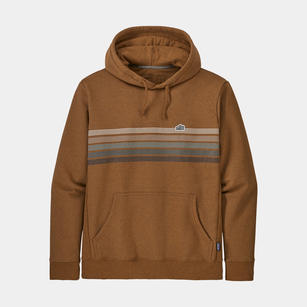 Line Logo Ridge Stripe Uprisal Hoody Bear Brown