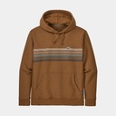 Line Logo Ridge Stripe Uprisal Hoody Bear Brown