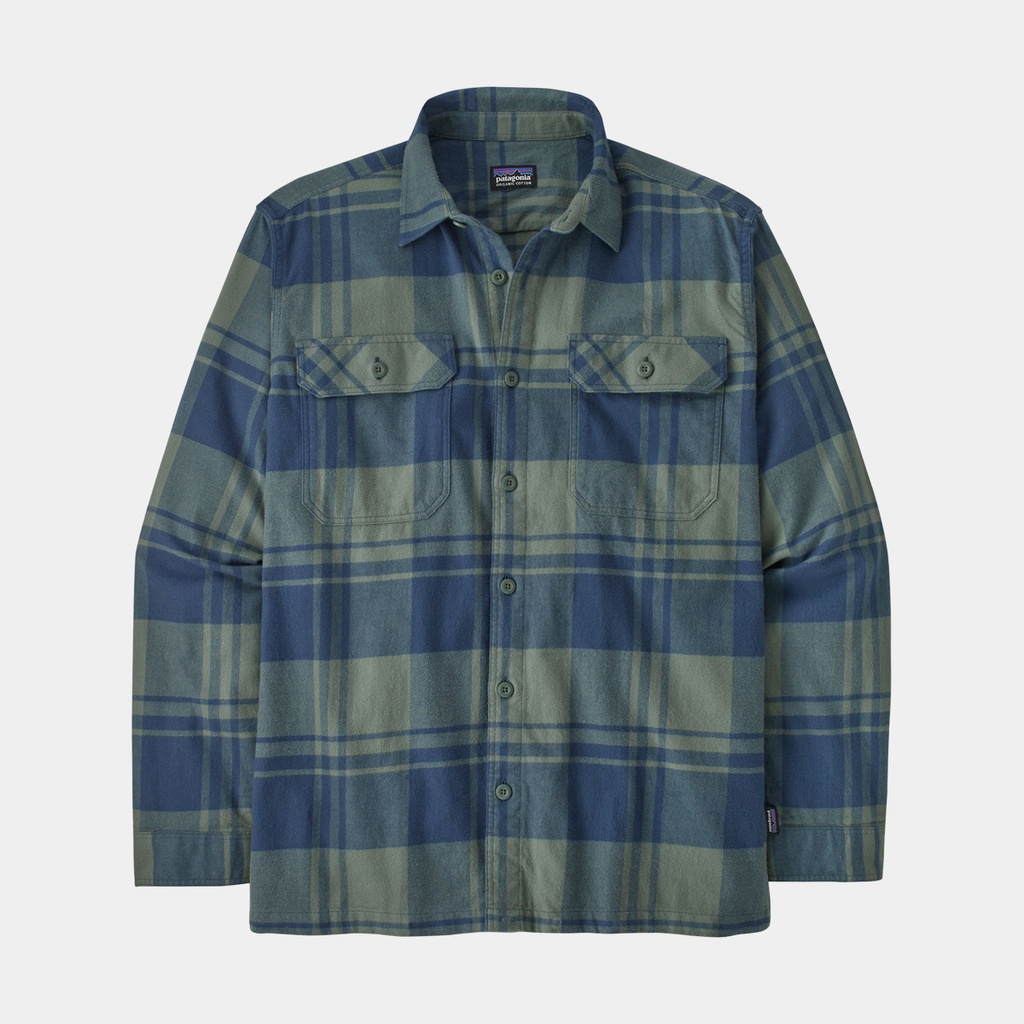 Long-Sleeved MW Fjord Flannel Shirt Live Oak: Hemlock Green