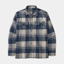 Long-Sleeved MW Fjord Flannel Shirt Live Oak: Smolder Blue