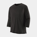 Merino 3/4 Sleeve Bike Jersey Black