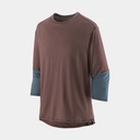 Merino 3/4 Sleeve Bike Jersey Dusky Brown