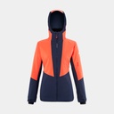 Murren Jacket Women Saphir / Coral / Chrome
