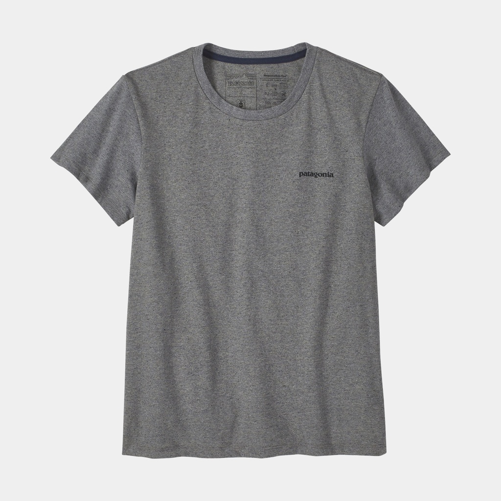 P-6 Logo Responsibili-Tee Women Gravel Heather