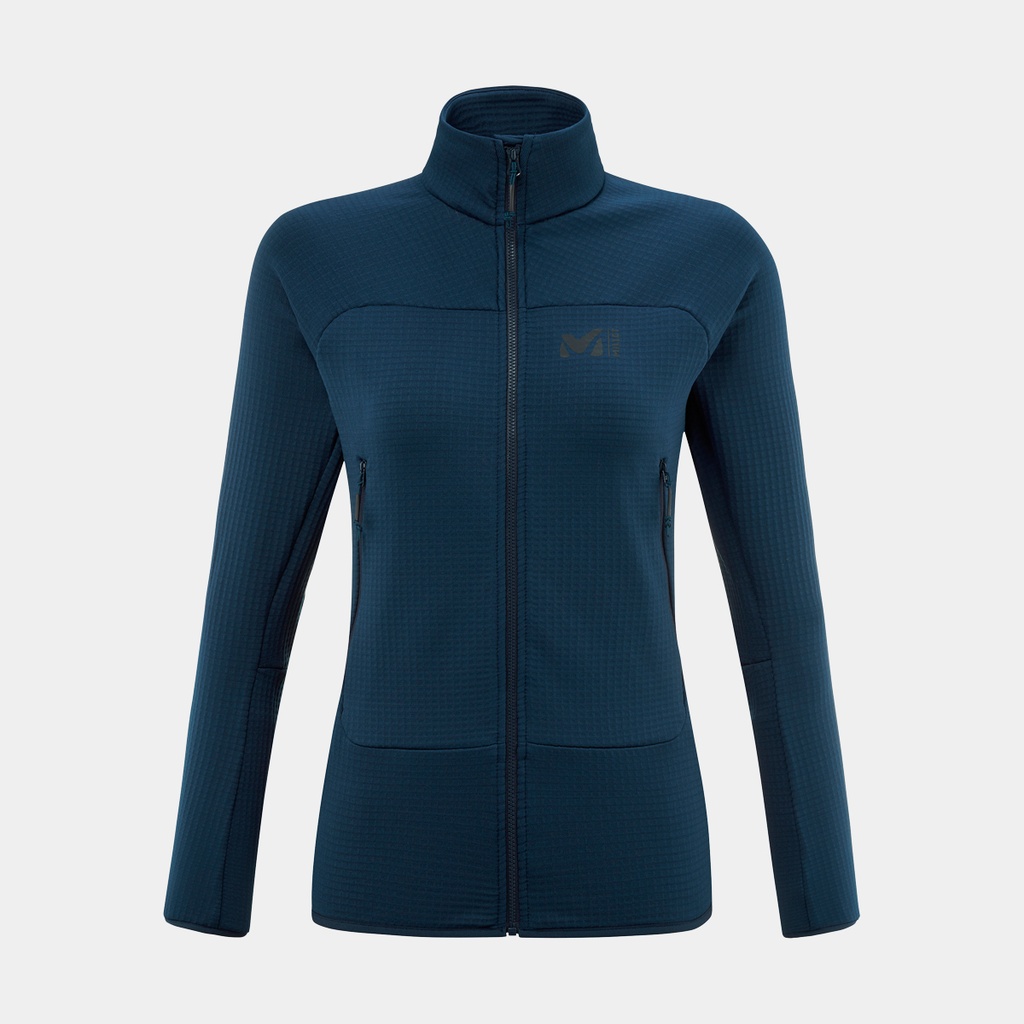 Fusion Grid Jacket Women Saphir