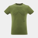Blurry Mountains Short Sleeves T-Shirt Fern
