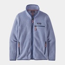 Retro Pile Jacket Women Light Current Blue