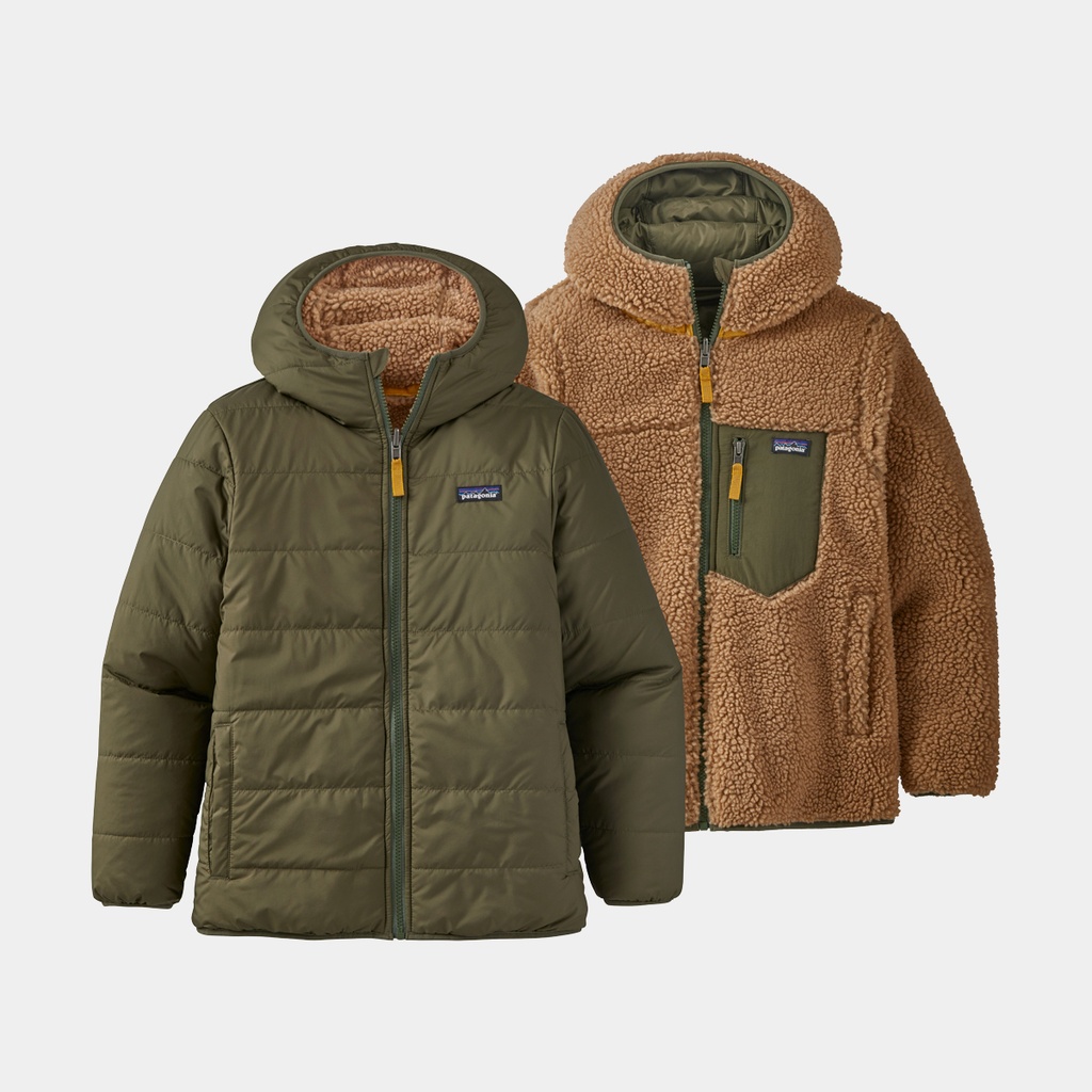 Reversible Ready Freddy Hoody Kids Basin Green