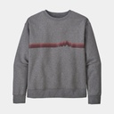 Ridge Rise Stripe Uprisal Crew Sweatshirt Women Gravel Heather