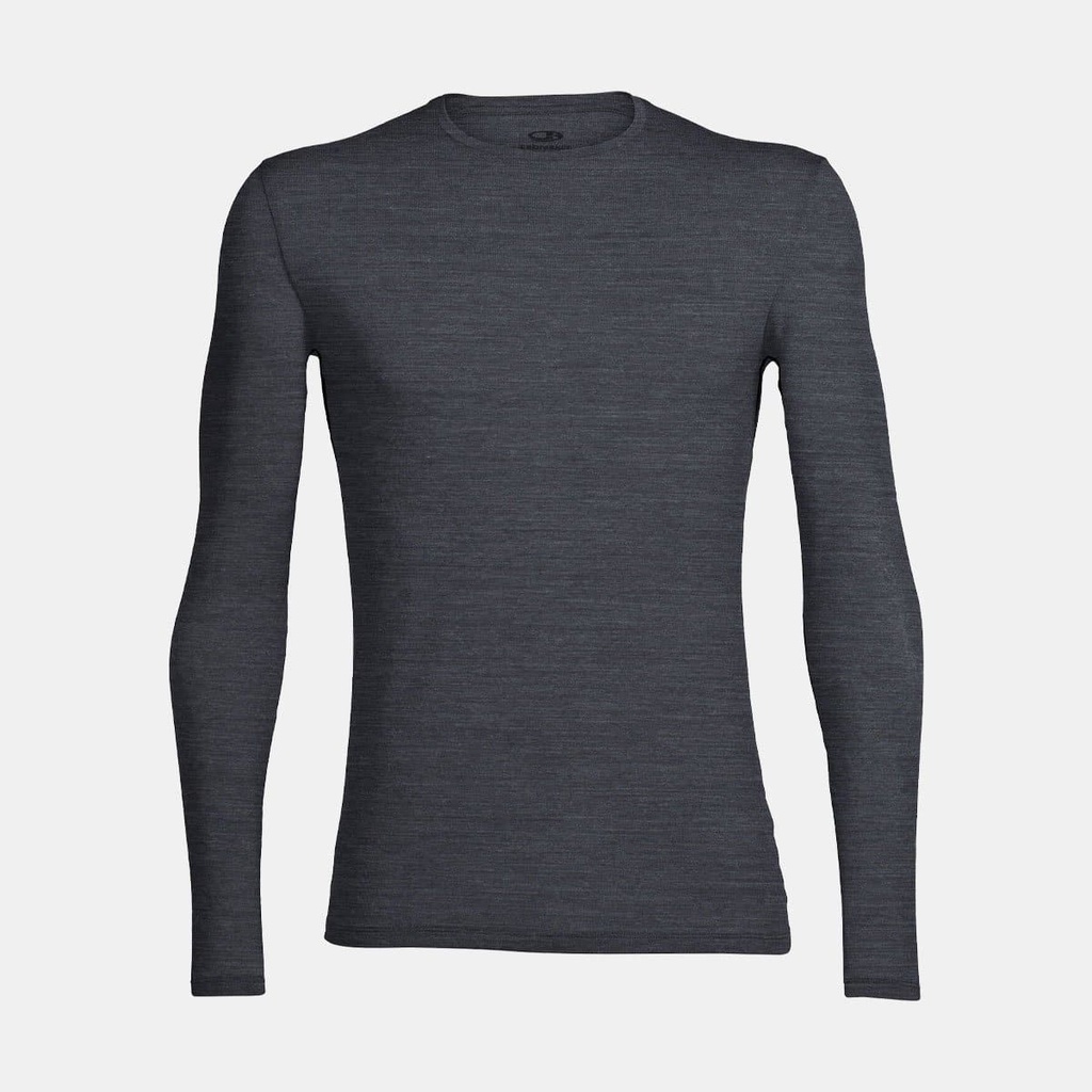 Anatomica Long Sleeves Crewe Jet Heather