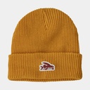 Logo Beanie Kids Flying Fish Felt Patch: Cabin Gold