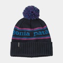 Powder Town Beanie Park Stripe: Pitch Blue