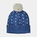 Powder Town Beanie Kids Simple Dot: Current Blue