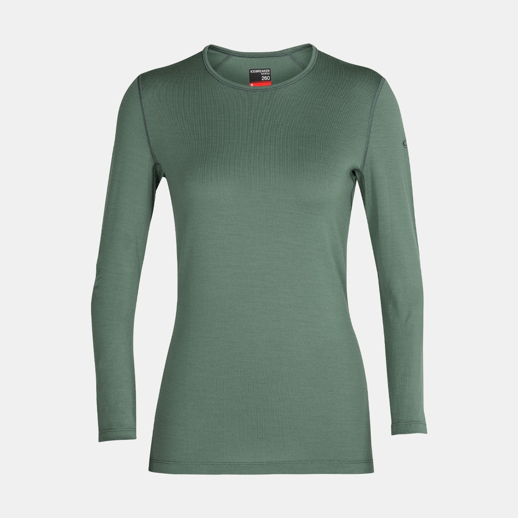 Tech Long Sleeves Crewe 260 Women Sage