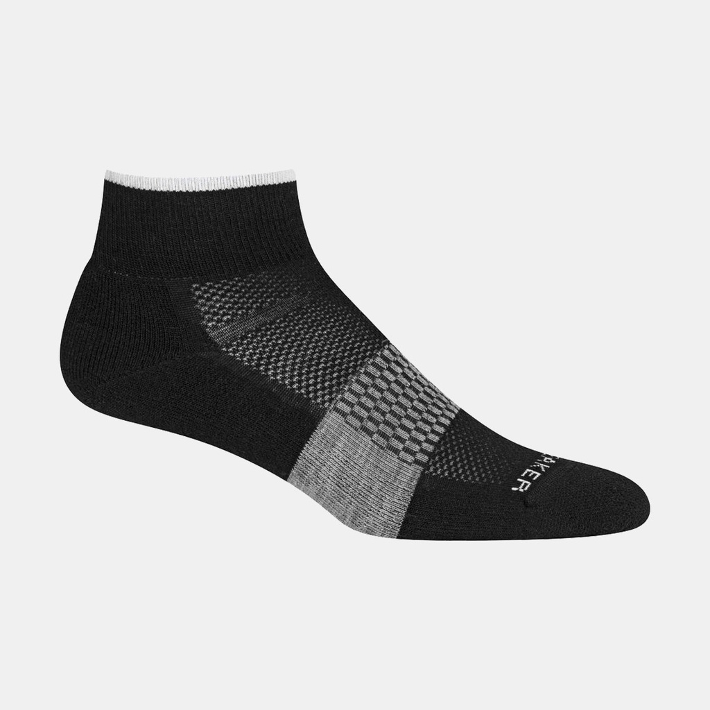 Multisport Light Mini Socks Women Black-Snow / Metro Heather