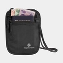 Silk Undercover Neck Wallet Black