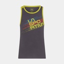 Stripe Tank Carbon / Kiwi