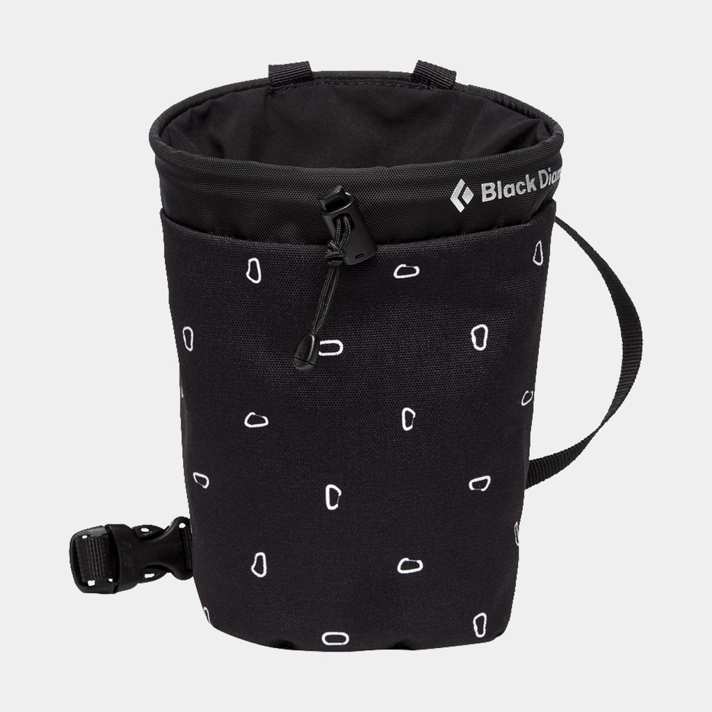 Gym Chalk Bag (2024) Black Carabiner Print