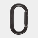Oval Keylock Carabiner Black