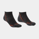 Hike Ultra Light T2 Merino Performance Low Anthracite / Orange