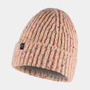 Knitted & Fleece Band Hat Kim Pale Pink