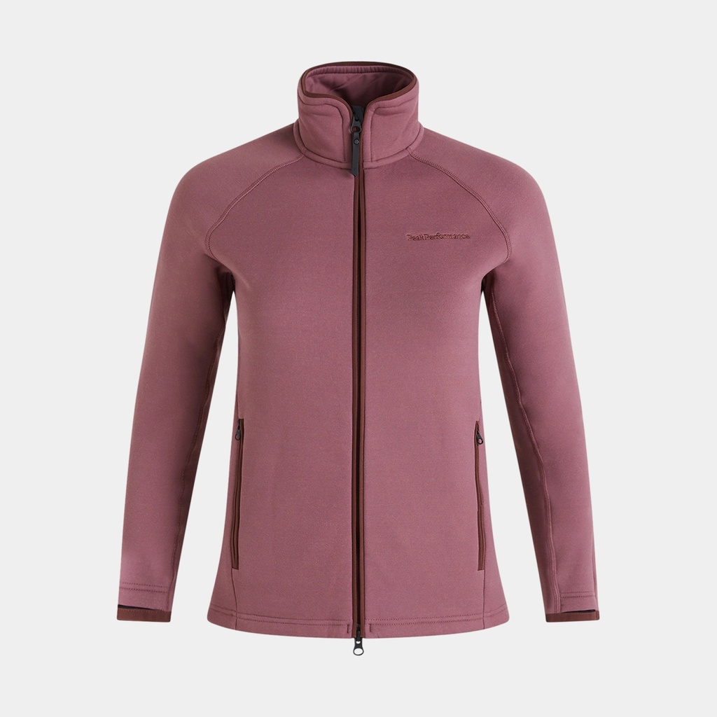 Chill Zip Jacket Women Rose Brown / Sapote