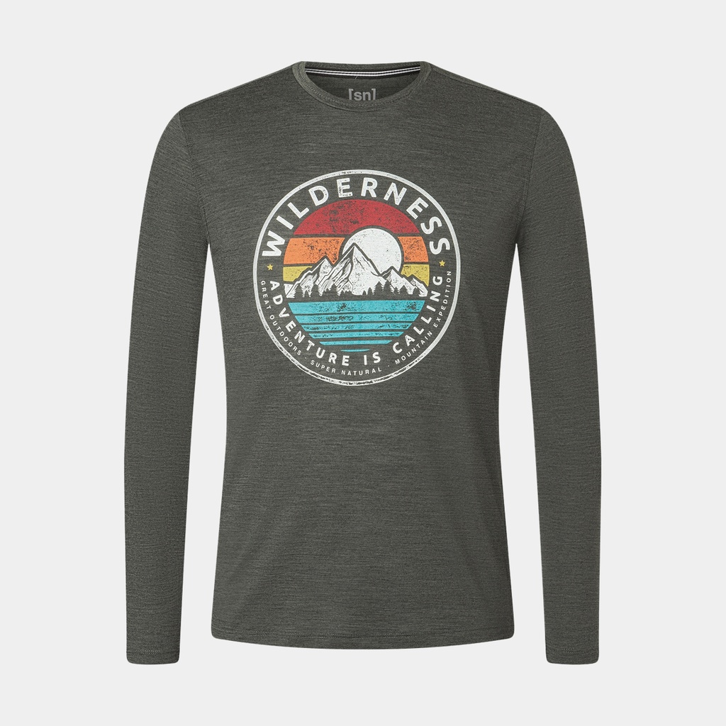 Wilderness Long Sleeves Pirate Grey Melange / Various