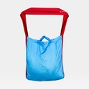 Marketbag Light Blue / Burgundy