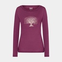 Yoga Tree Long Sleeves Women Amaranth Melange / Gold