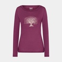 Yoga Tree Long Sleeves Women Amaranth Melange / Gold