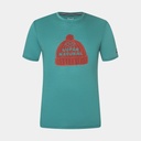 Beanie Tee Hydro Melange / Aurora Red