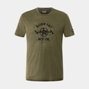Burn Fat Tee Olive Night Melange / Jet Black