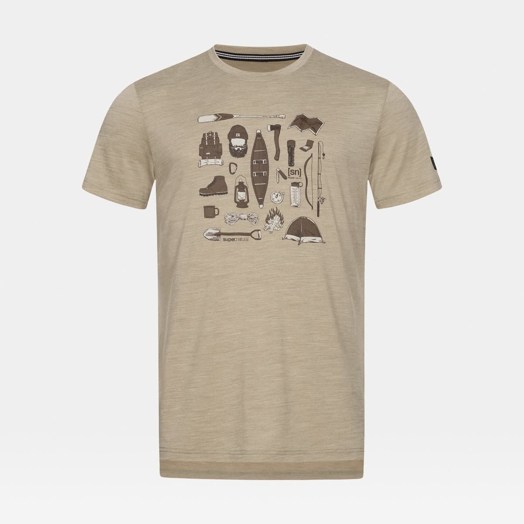Camping Gear Tee Seneca Rock Melange / Grey